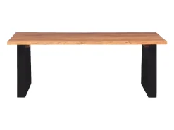 Mesa De Centro* Mesa de centro | Mesa de apoio em madeira de acácia maciça 110x60x40 cm Castanho