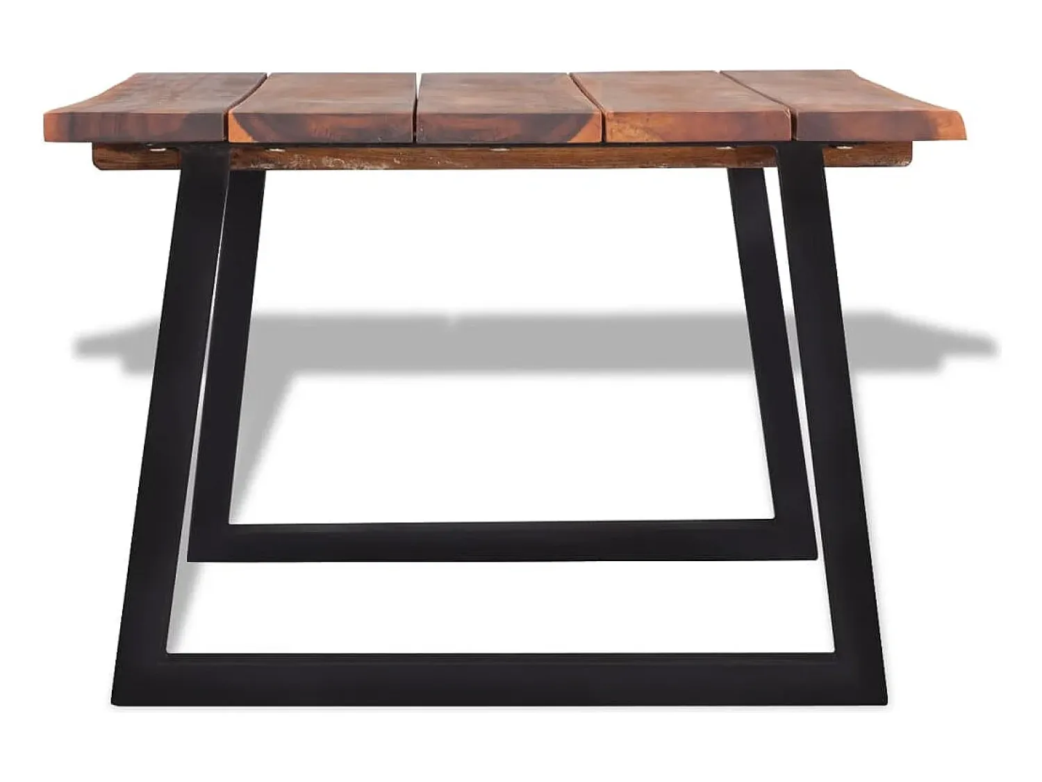 Mesa De Centro* Mesa de centro | Mesa de apoio em madeira de acácia maciça 110x60x40 cm Castanho