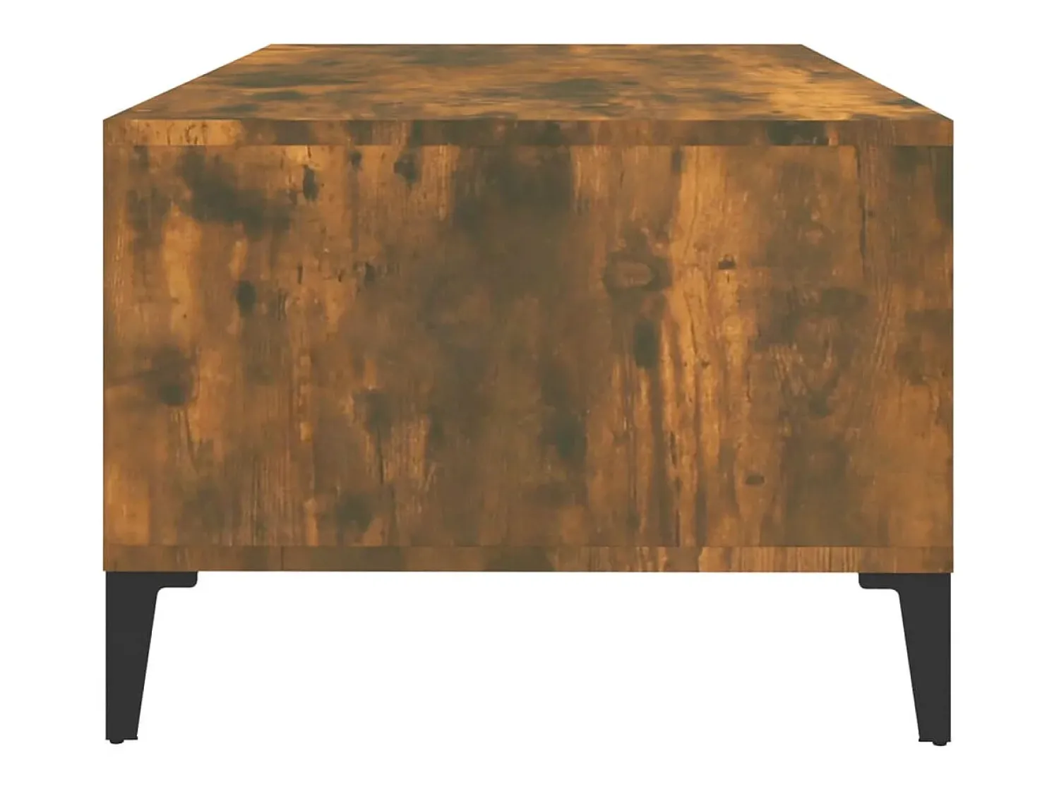 Mesa De Centro| Mesa de centro | Mesa de apoio 90x50x36.5 cm derivados madeira carvalho fumado Castanho