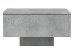 Mesa De Centro* Mesa de centro | Mesa de apoio 60x60x31.5 cm derivados de madeira cinza cimento Cinzento
