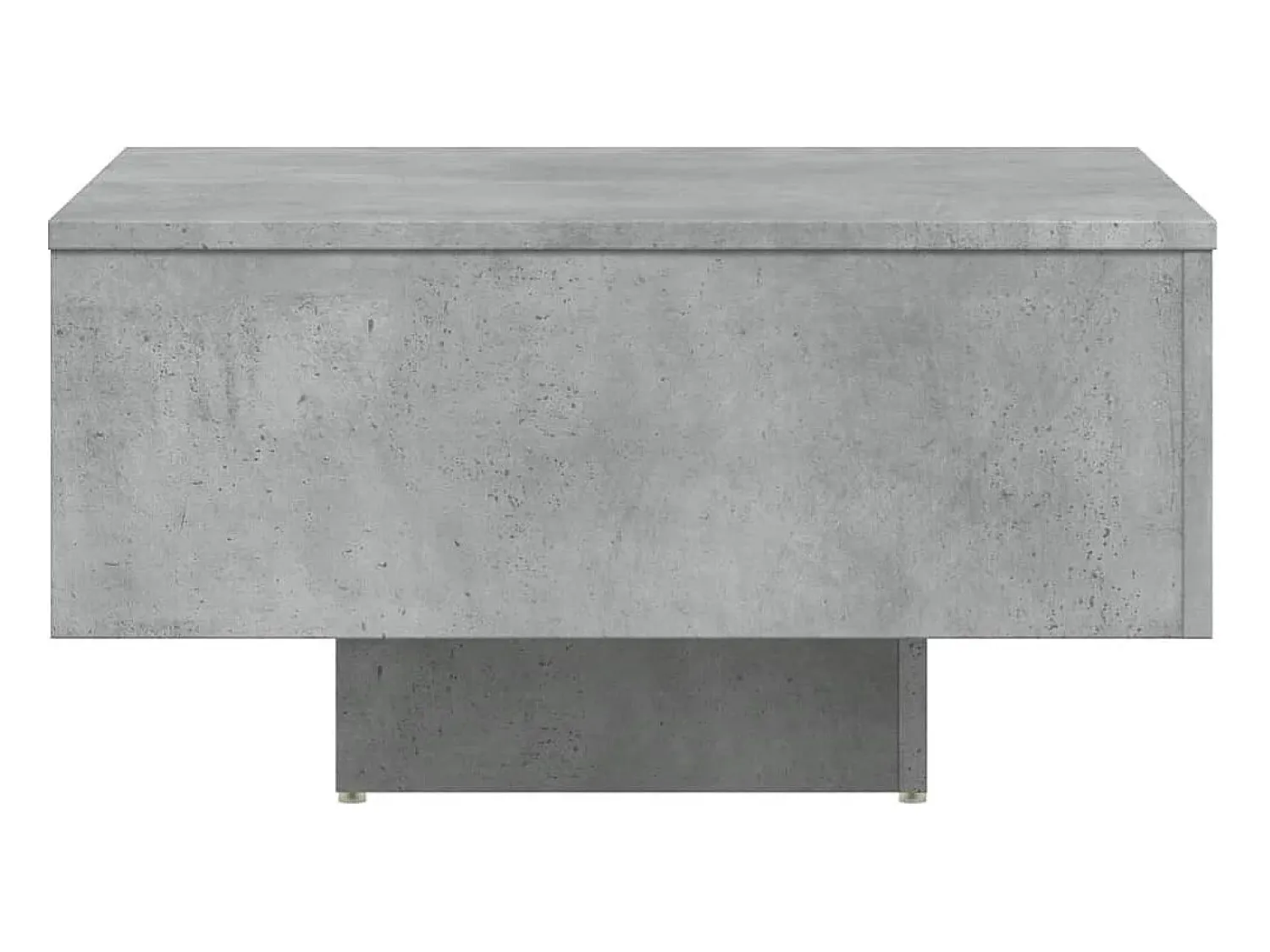 Mesa De Centro* Mesa de centro | Mesa de apoio 60x60x31.5 cm derivados de madeira cinza cimento Cinzento