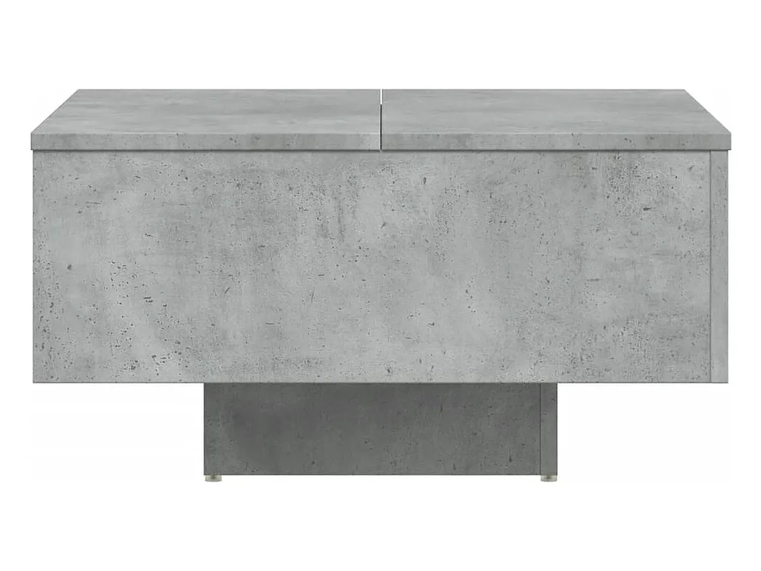 Mesa De Centro* Mesa de centro | Mesa de apoio 60x60x31.5 cm derivados de madeira cinza cimento Cinzento