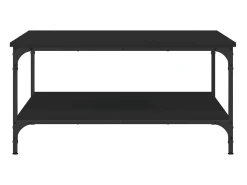 Mesa De Centro| Mesa de centro | Mesa de apoio 80x80x40 cm derivados de madeira Preto