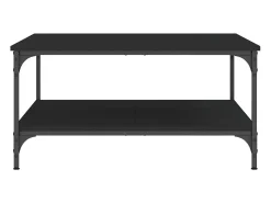 Mesa De Centro| Mesa de centro | Mesa de apoio 80x80x40 cm derivados de madeira Preto