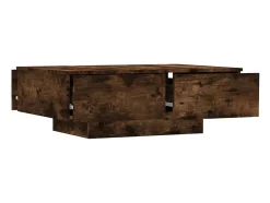 Outlet Mesa de centro | Mesa de apoio 90x60x31 cm derivados de madeira carvalho fumado Castanho