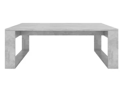 Mesa De Centro| Mesa de centro | Mesa de apoio 100x100x35 cm derivados madeira cimento Cinzento