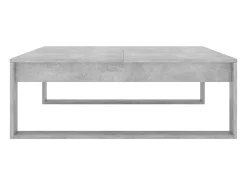 Mesa De Centro| Mesa de centro | Mesa de apoio 100x100x35 cm derivados madeira cimento Cinzento