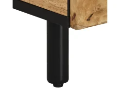 Mesa de centro | Mesa de apoio | Mesa de café 80x54x40 cm madeira de mangueira maciça^ Mesa De Centro