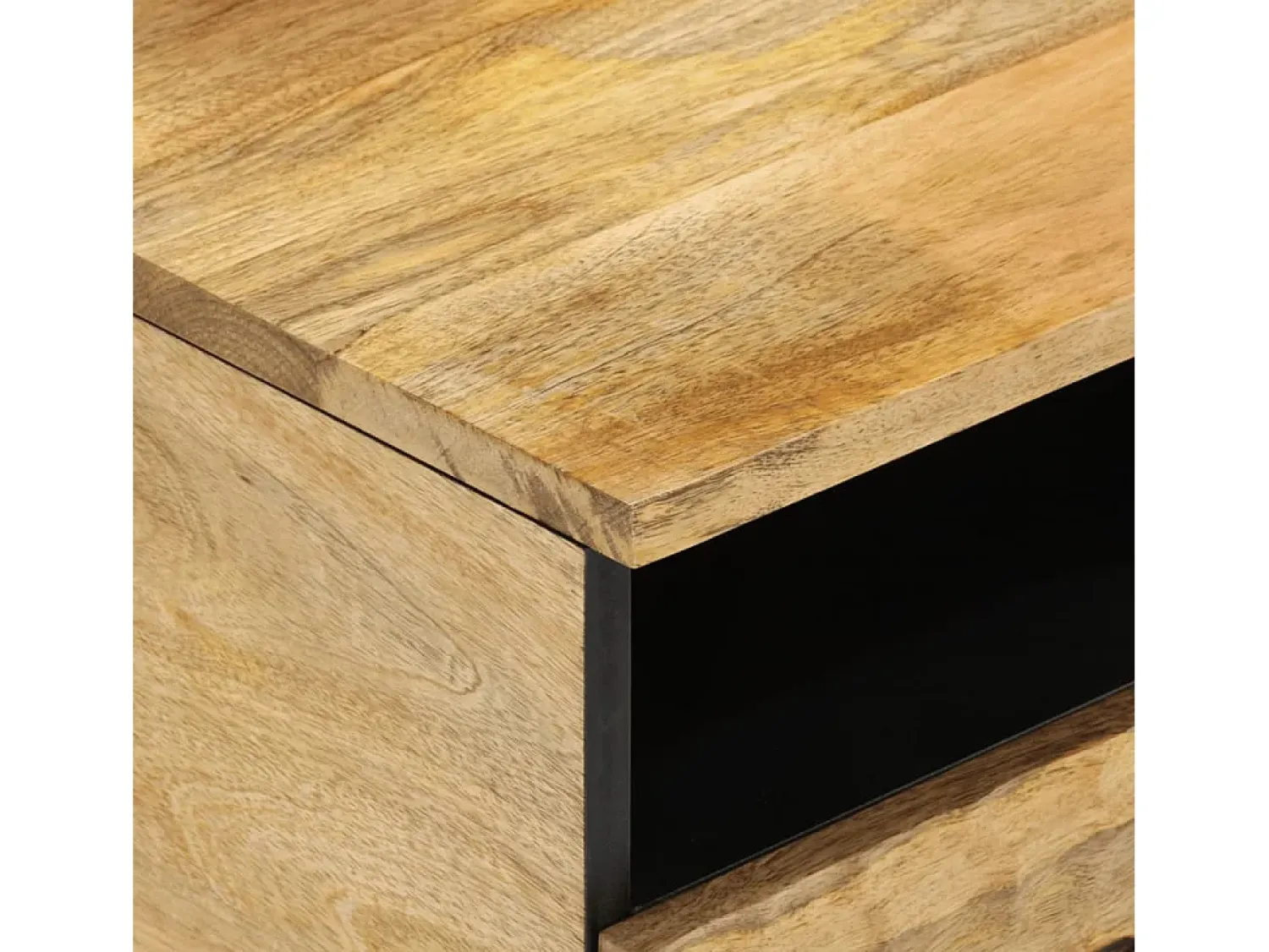 Mesa de centro | Mesa de apoio | Mesa de café 80x54x40 cm madeira de mangueira maciça^ Mesa De Centro