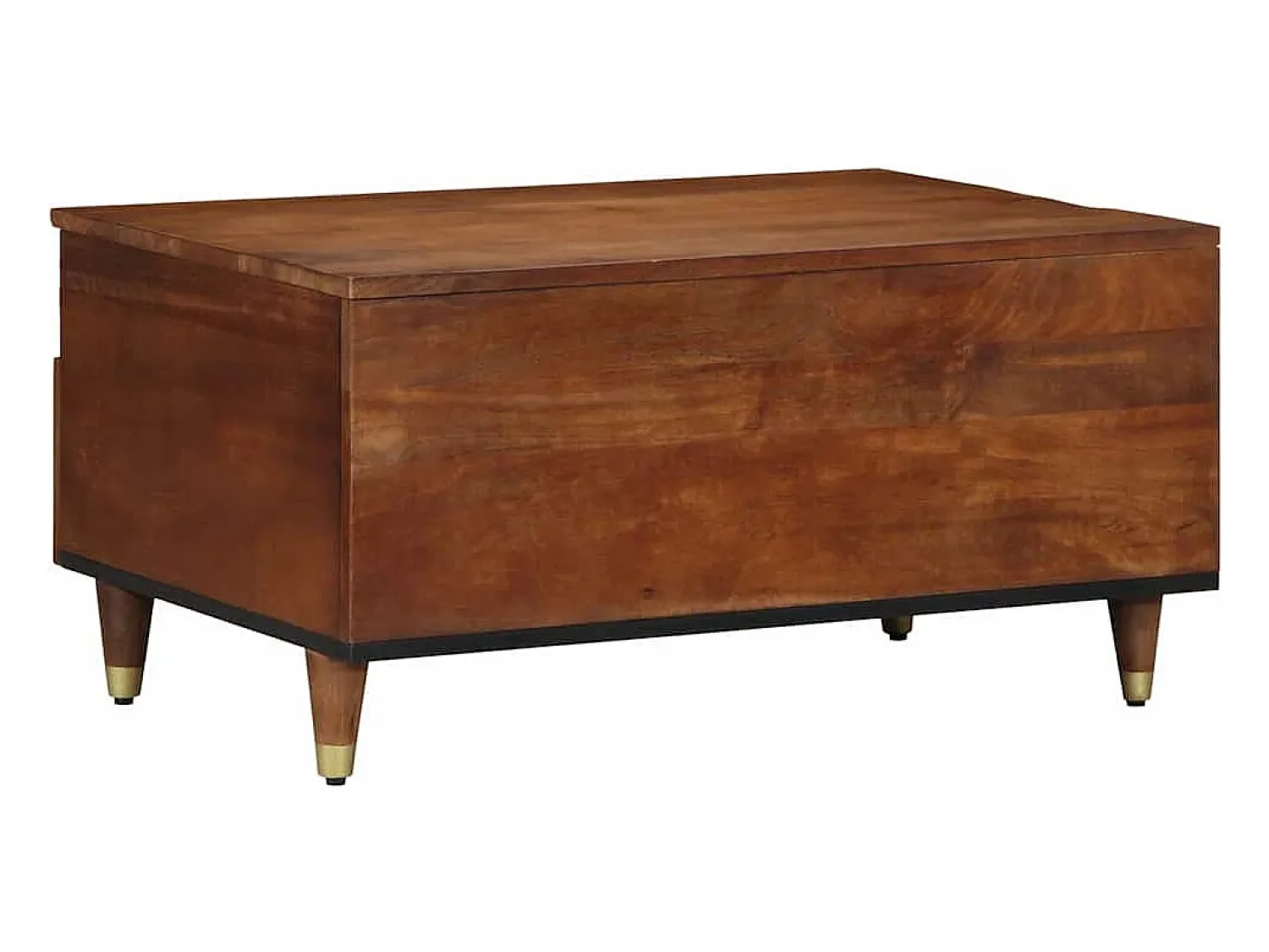 Best Mesa de centro | Mesa de apoio | Mesa de café com gaveta mel 80x54x40 cm Castanho