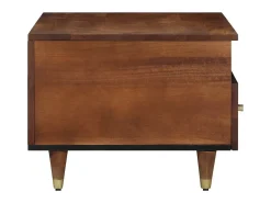 Best Mesa de centro | Mesa de apoio | Mesa de café com gaveta mel 80x54x40 cm Castanho