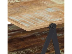 Mesa De Centro* Mesa de centro | Mesa de apoio | Mesa de café 115x60x40 cm madeira recuperada maciça Multicor