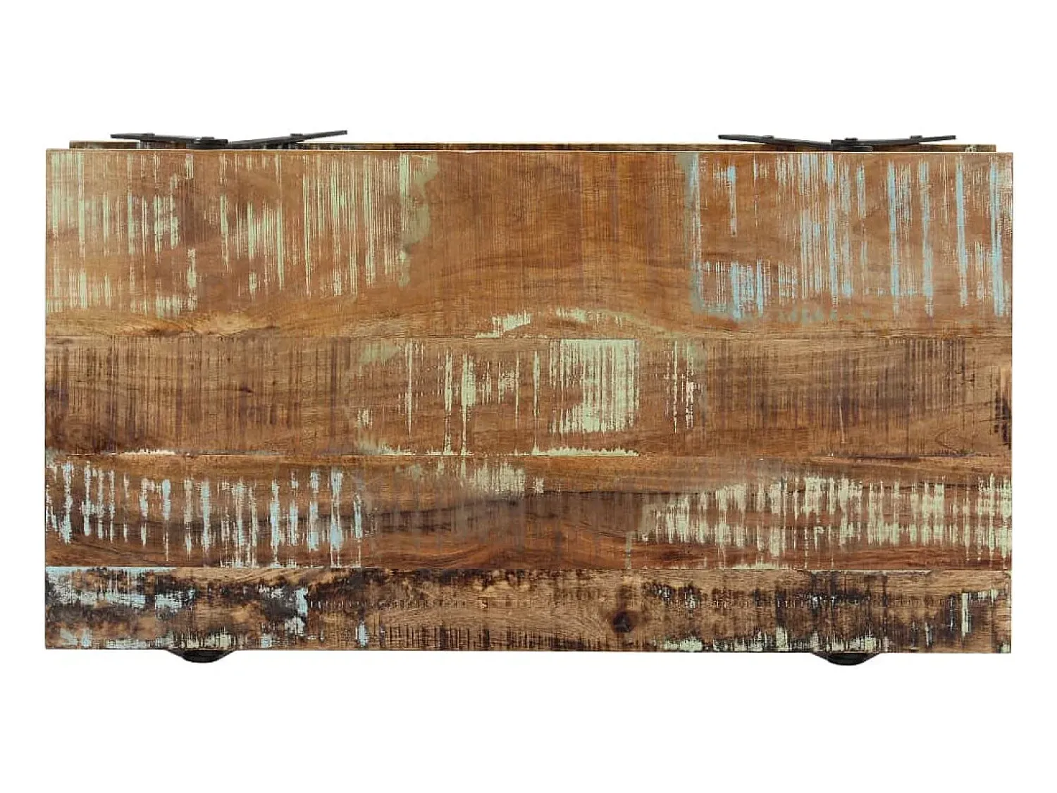 Mesa De Centro* Mesa de centro | Mesa de apoio | Mesa de café 115x60x40 cm madeira recuperada maciça Multicor