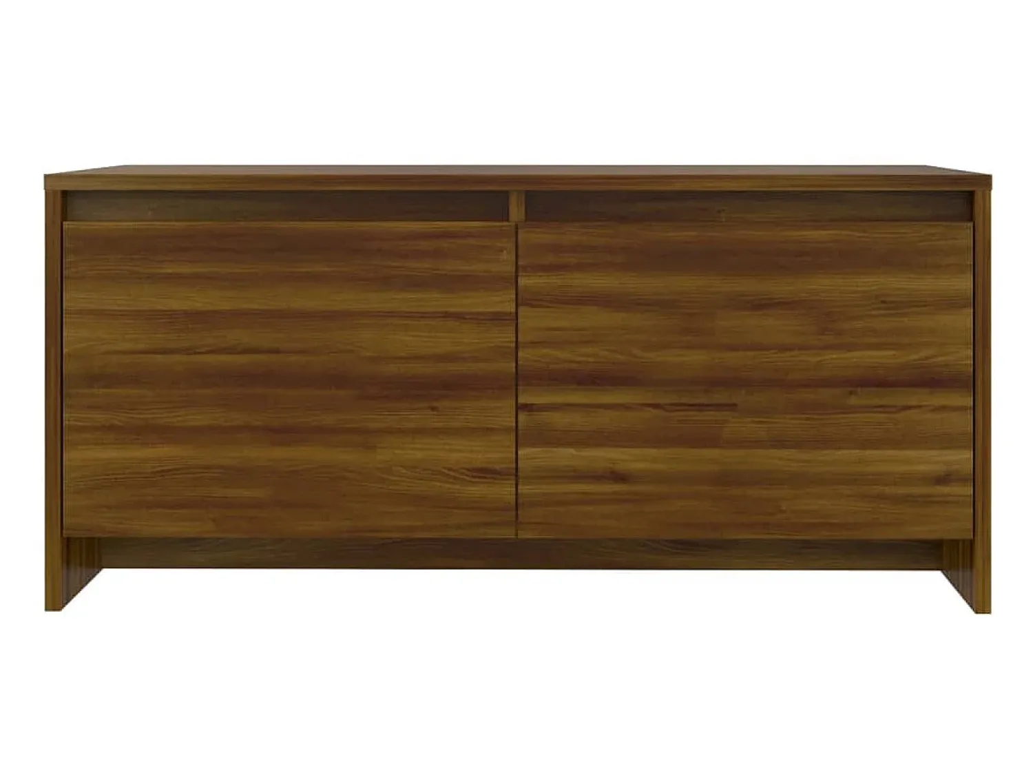 Outlet Mesa de centro | Mesa de apoio derivados de madeira carvalho Castanho