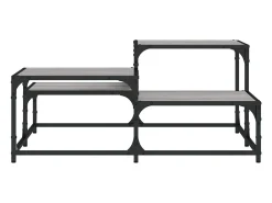 Online Mesa de centro | Mesa de apoio 87.5x87.5x40 cm derivados de madeira cinza sonoma Cinzento