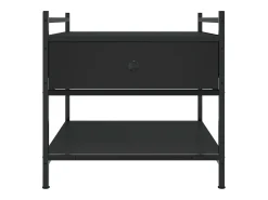 Mesa De Centro| Mesa de centro | Mesa de apoio 50x50x50 derivados de madeira Preto