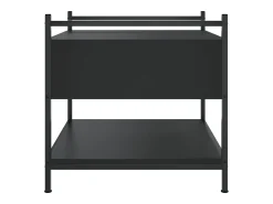 Mesa De Centro| Mesa de centro | Mesa de apoio 50x50x50 derivados de madeira Preto