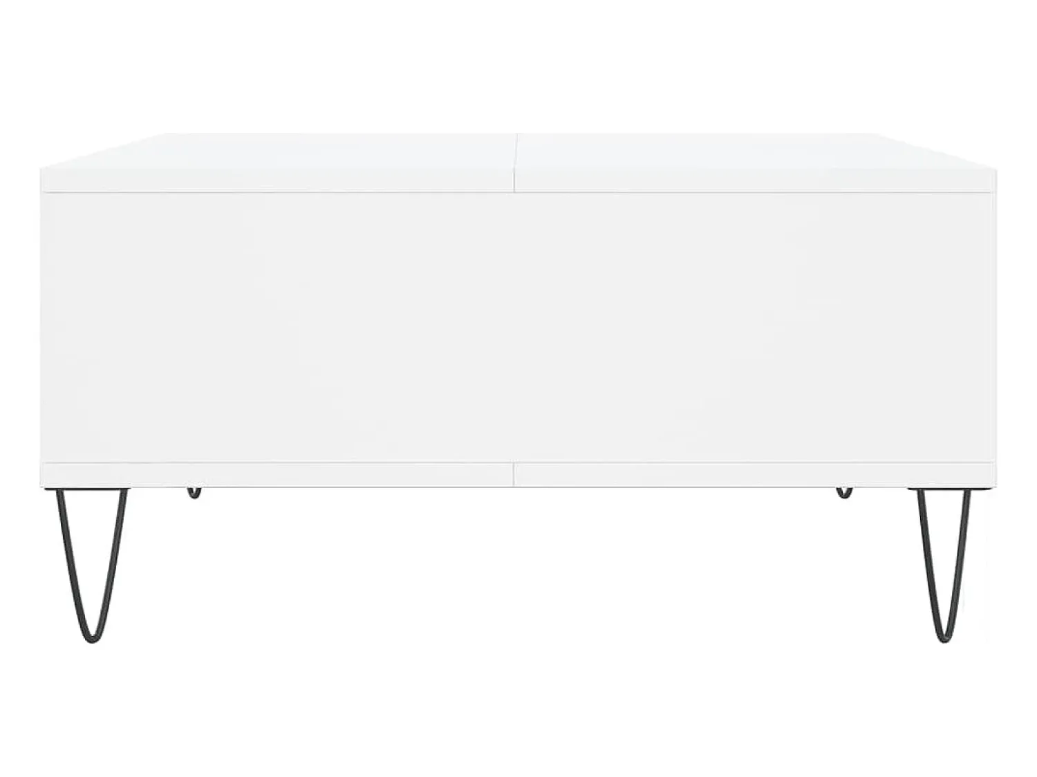 Online Mesa de centro | Mesa de apoio 60x60x30 cm derivados de madeira Branco