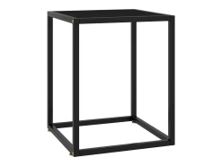 Mesa De Centro* Mesa de centro | Mesa de apoio 40x40x50 cm com vidro Preto