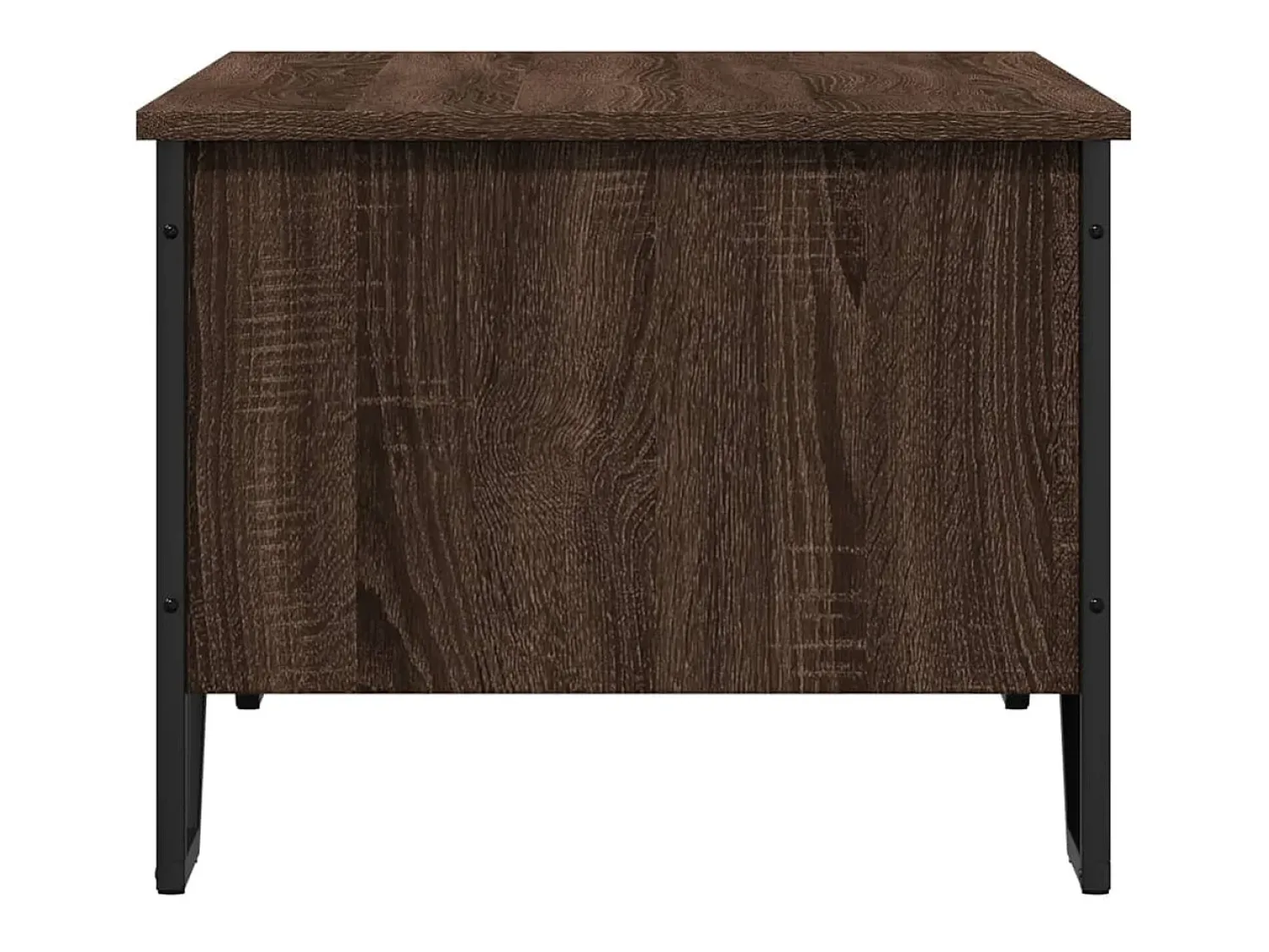Mesa De Centro| Mesa de centro | Mesa de apoio 100x51x40 cm derivados madeira carvalho Castanho