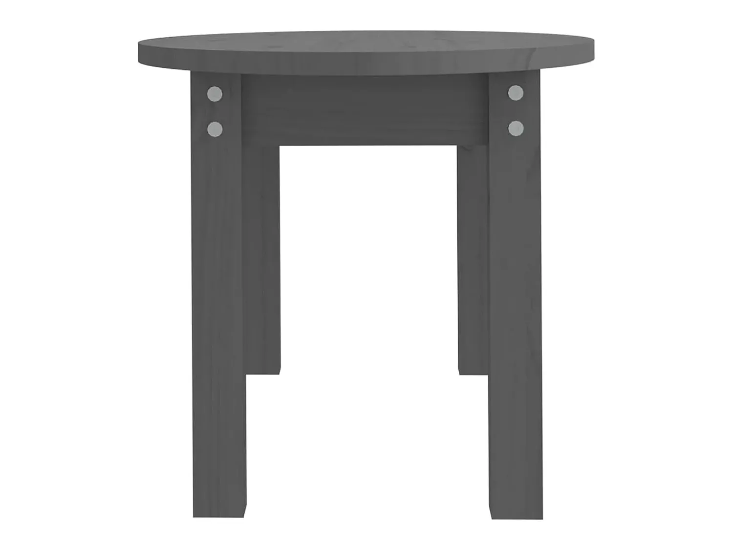 Online Mesa de centro | Mesa de apoio 80x40x35 cm madeira de pinho maciça Cinzento