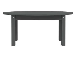 Online Mesa de centro | Mesa de apoio 80x40x35 cm madeira de pinho maciça Cinzento