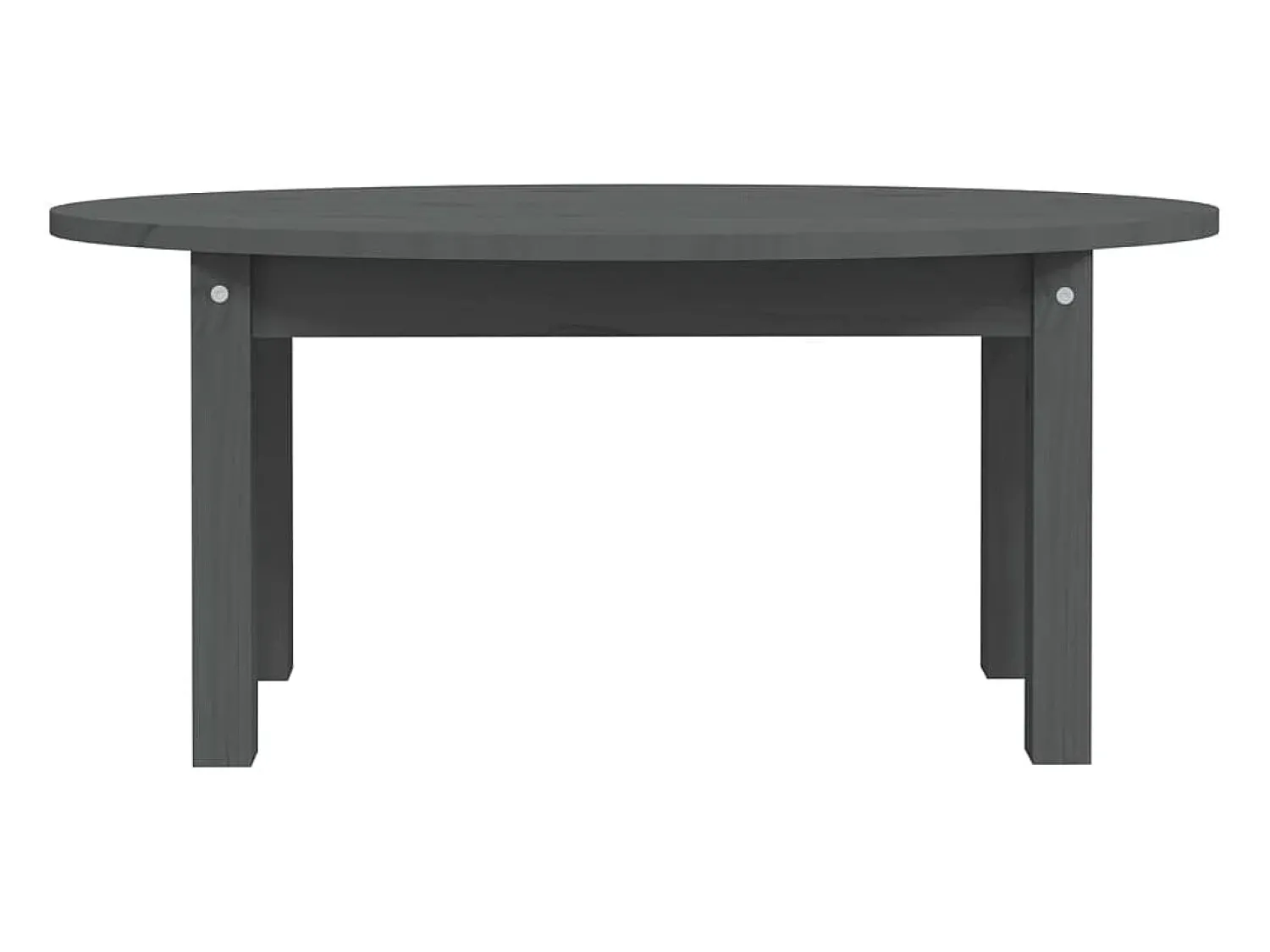 Online Mesa de centro | Mesa de apoio 80x40x35 cm madeira de pinho maciça Cinzento