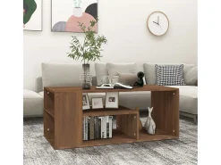 Online Mesa de centro | Mesa de apoio 100x50x40 cm derivados de madeira carvalho Castanho
