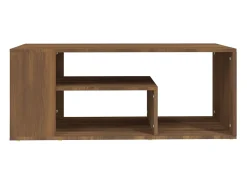 Online Mesa de centro | Mesa de apoio 100x50x40 cm derivados de madeira carvalho Castanho