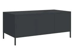 Mesa de centro | Mesa de apoio 101.5x50x43.5 cm aço laminado a frio^ Mesa De Centro