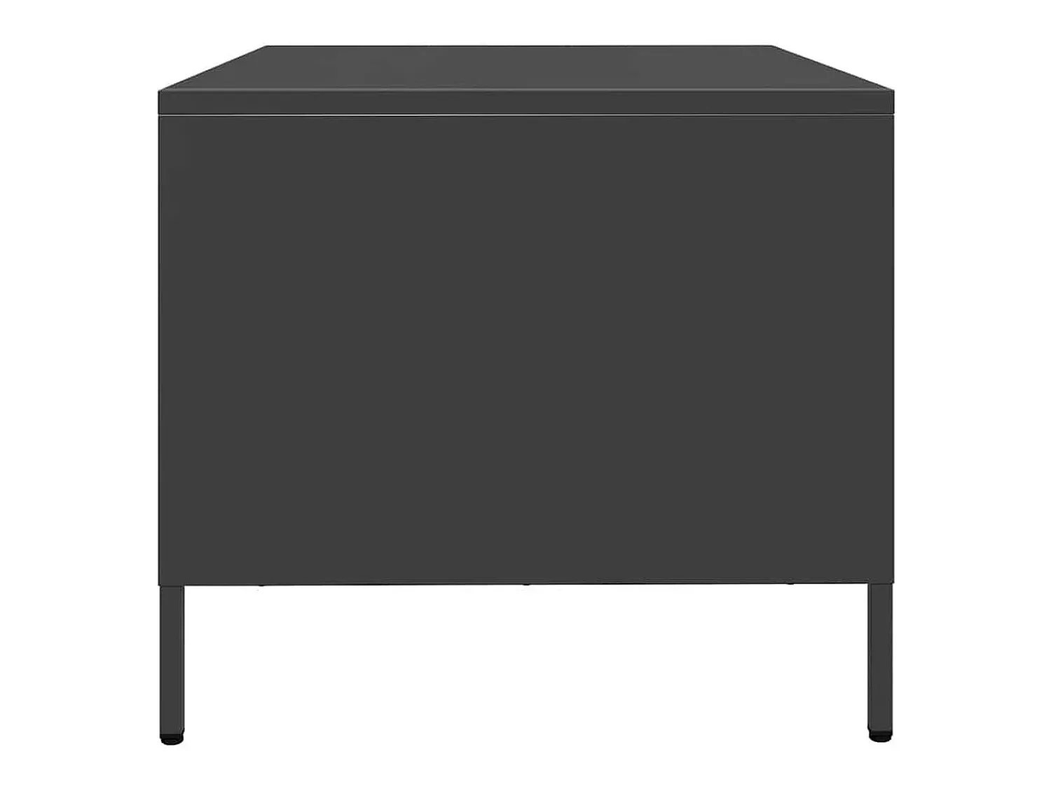 Mesa de centro | Mesa de apoio 101.5x50x43.5 cm aço laminado a frio^ Mesa De Centro