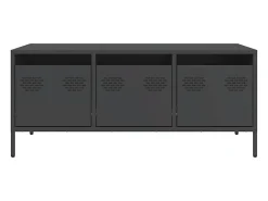 Mesa de centro | Mesa de apoio 101.5x50x43.5 cm aço laminado a frio^ Mesa De Centro