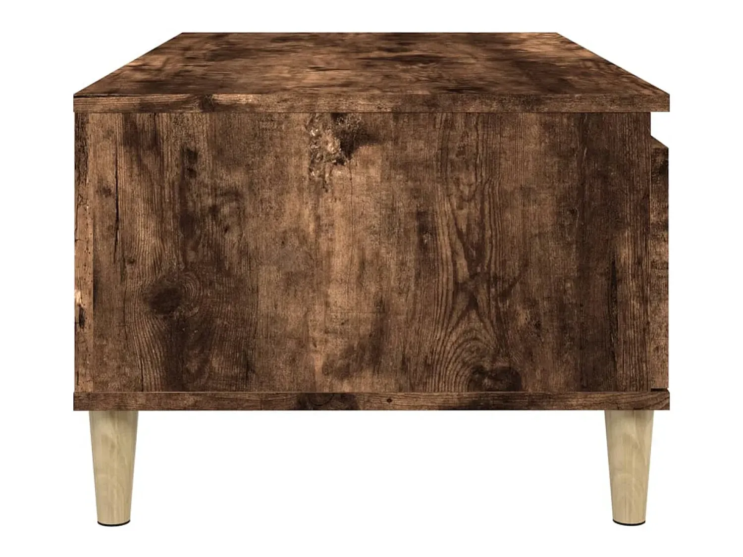 Discount Mesa de centro | Mesa de apoio 90x50x36.5 cm derivados madeira carvalho fumado Castanho