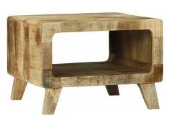 Mesa De Centro| Mesa de centro | Mesa de apoio | Mesa de café 50x50x35 cm Castanho