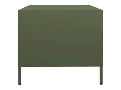 Mesa De Centro* Mesa de centro | Mesa de apoio 101.5x50x43.5 cm aço laminado a frio -azeitona Verde