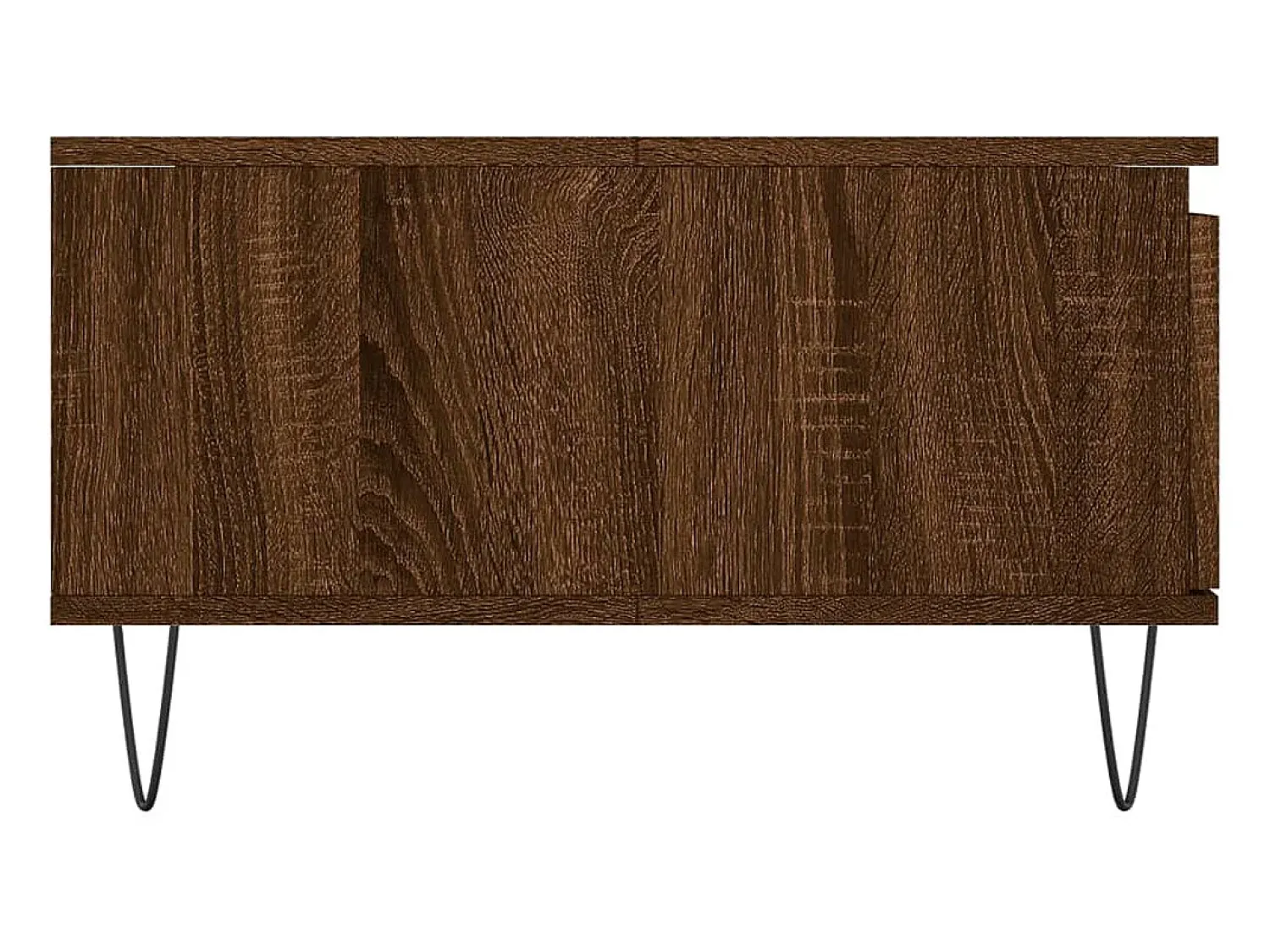 Mesa De Centro* Mesa de centro | Mesa de apoio 90x60x35 cm derivados madeira carvalho Castanho