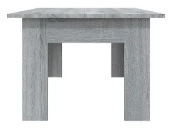 Mesa De Centro* Mesa de centro | Mesa de apoio 100x60x42cm derivados de madeira sonoma Cinzento