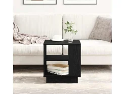 Mesa De Centro* Mesa de centro | Mesa de apoio Carvalho 40x40x43 cm Preto
