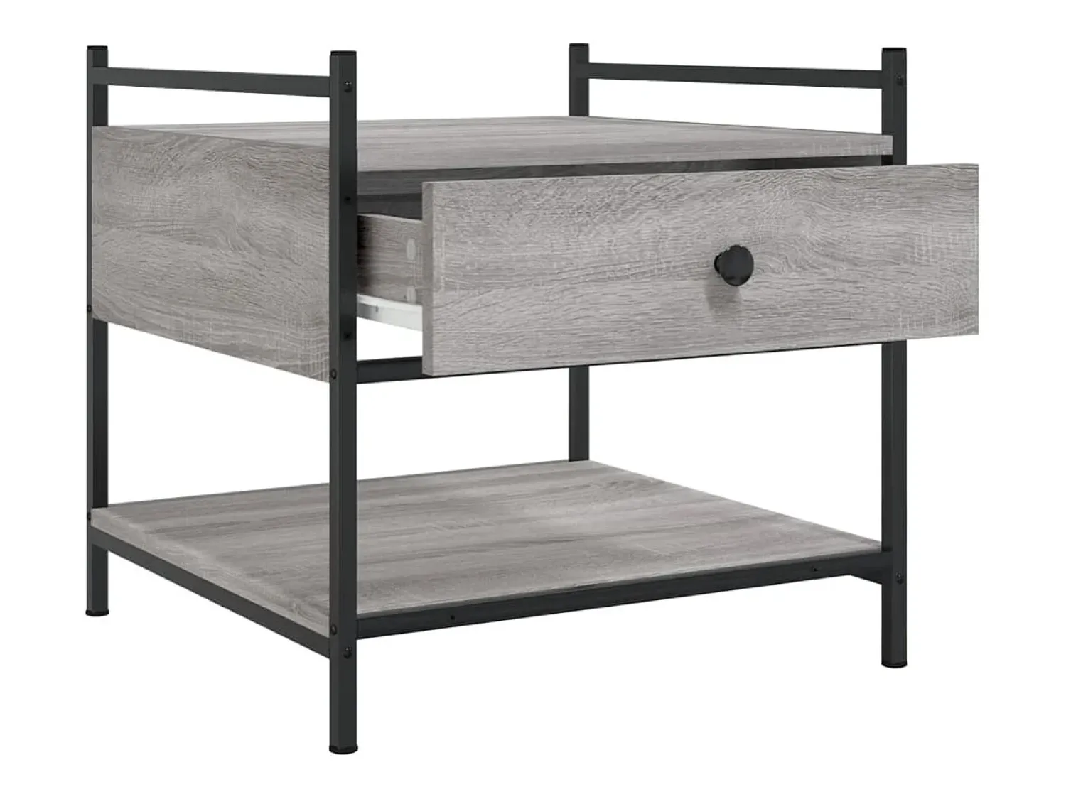 Mesa de centro | Mesa de apoio 50x50x50 cm derivados de madeira sonoma^ Mesa De Centro