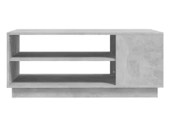 Mesa De Centro* Mesa de centro | Mesa de apoio 102x55x43 cm aglomerado cimento Cinzento
