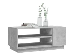 Mesa De Centro* Mesa de centro | Mesa de apoio 102x55x43 cm aglomerado cimento Cinzento