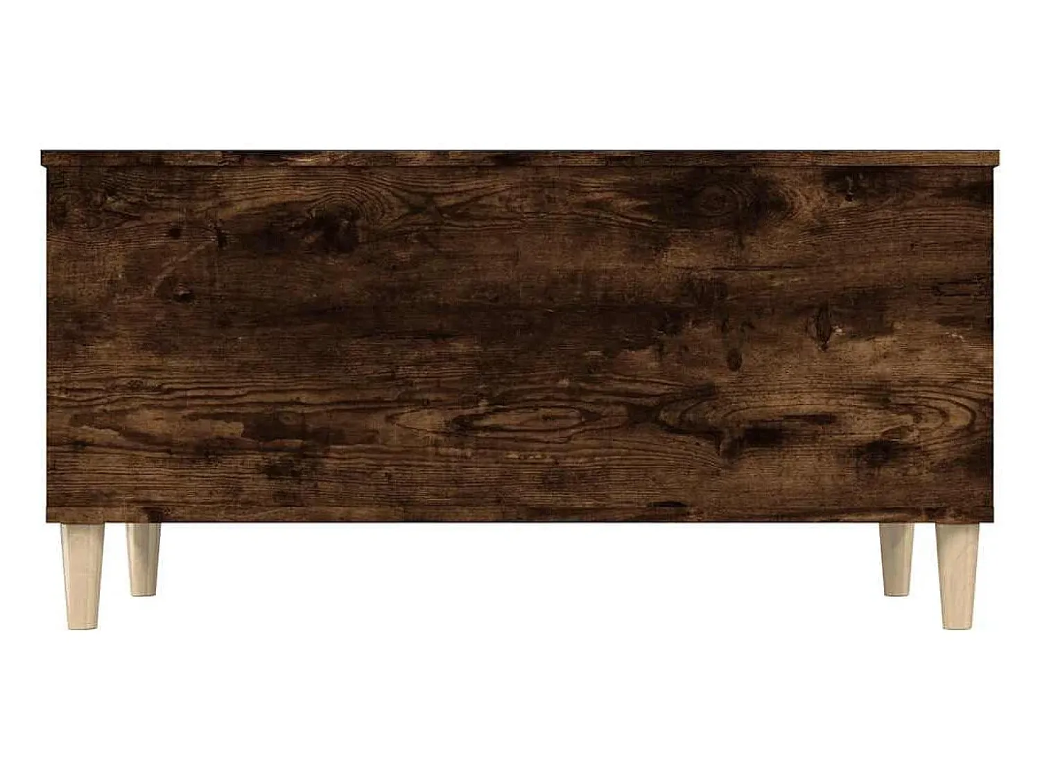 Mesa de centro | Mesa de apoio 90x44.5x45 cm derivados madeira carvalho fumado^ Mesa De Centro