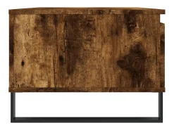 Mesa de centro | Mesa de apoio 90x50x36.5 cm derivados madeira carvalho fumado^ Mesa De Centro