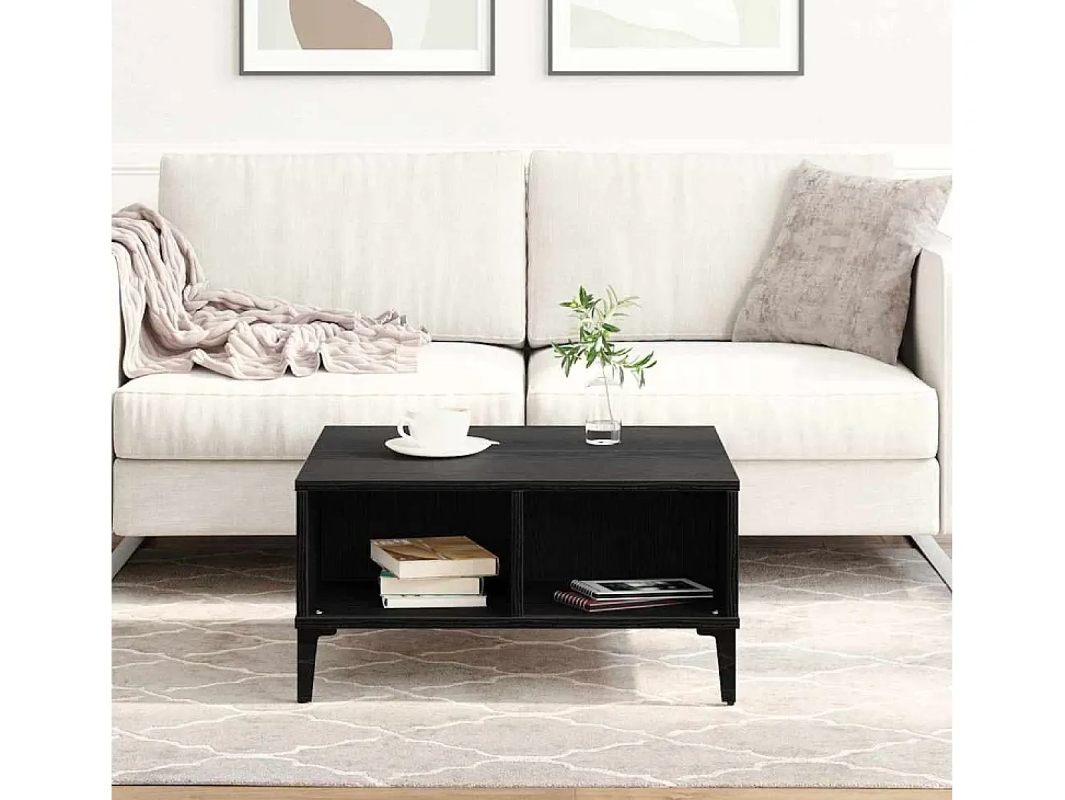 Mesa de centro | Mesa de apoio Carvalho 60x60x30 cm^ Mesa De Centro