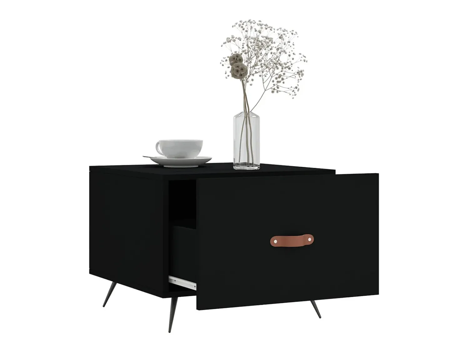 Mesa de centro | Mesa de apoio 50x50x40 cm derivados de madeira^ Mesa De Centro
