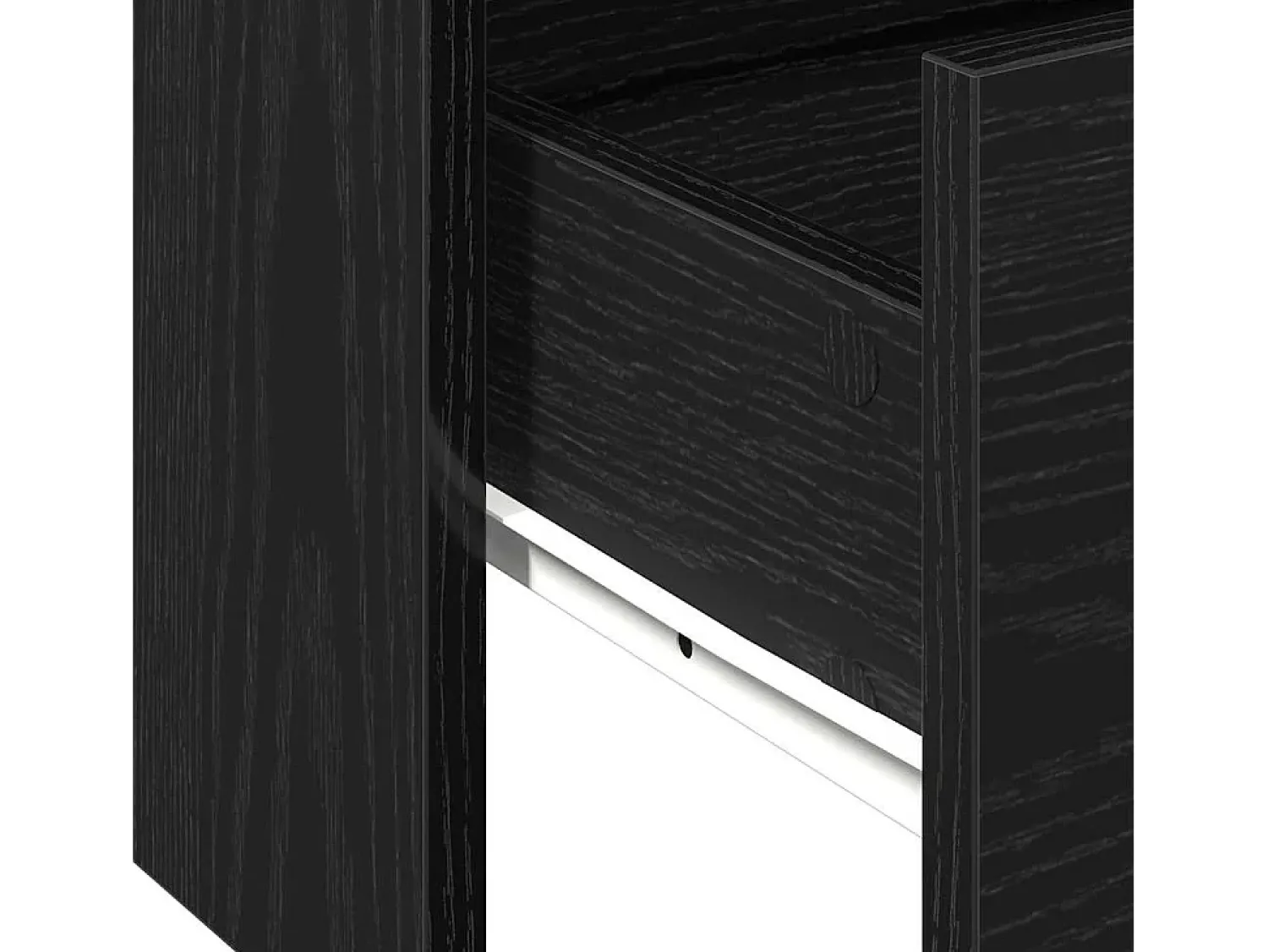 Mesa De Centro| Mesa de centro | Mesa de apoio with Drawer Carvalho 102x55x43.5 cm Preto