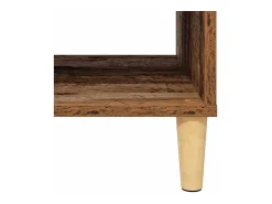 Mesa De Centro| Mesa de centro | Mesa de apoio Madeira antiga 103.5x60x35 cm Castanho