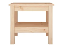 Mesa De Centro* Mesa de centro | Mesa de apoio | Mesa de café 45x45x40 cm madeira maciça pinho Castanho