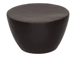 Mesa de centro | Mesa de apoio em alumínio martelado Ø 50x30 cm^ Mesa De Centro