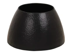 Mesa de centro | Mesa de apoio em alumínio martelado Ø 50x30 cm^ Mesa De Centro